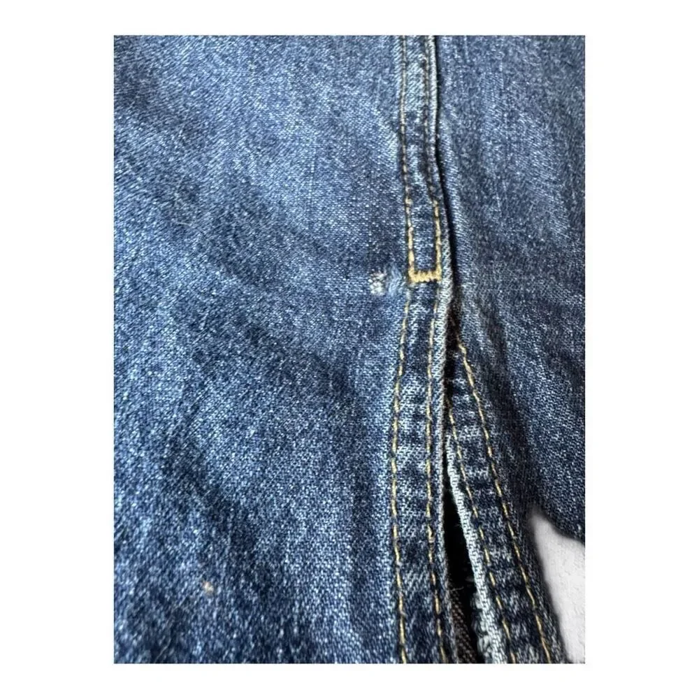 Liz Claiborne Women's Vintage Denim Maxi Skirt Blue Size 8